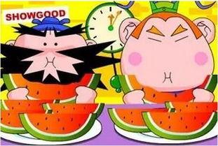 蜡笔小墩吃瓜,趣味横生的夏日趣事